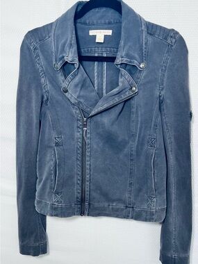 Peyton & Jensen Women's Gray Moto-Style Jacket
